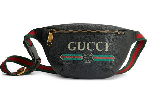 gucci logo belt pocket bag|gucci logo print belt bag.